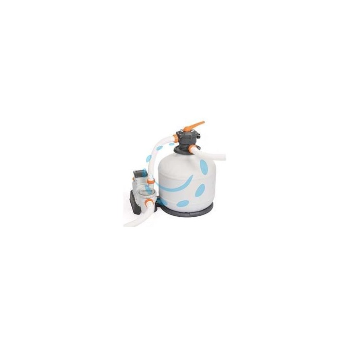 POMPA CON FILTRO A SABBIA 58486 "FLOWCLEAR" PORTATA 11.355 LITRI - per piscine fino a 66.600 lt.
