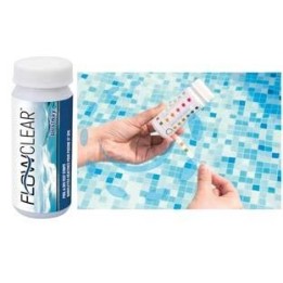 TESTER CLORO PER PISCINE E SPA STRISCE 3 IN 1 - 50 strisce in flacone (art.58142)