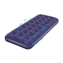 MATERASSO GONFIABILE FLOCCATO SINGOLO - cm.185x76x22h. - peso Kg.2 (art.67000)