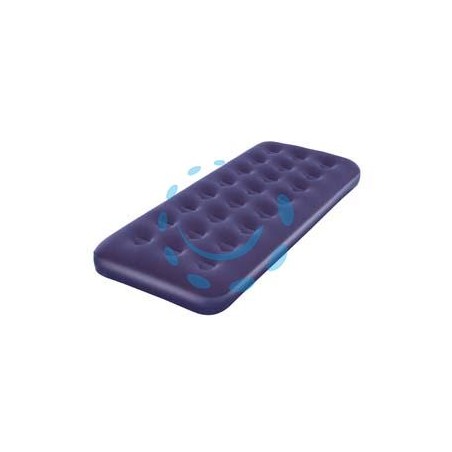 MATERASSO GONFIABILE FLOCCATO SINGOLO - cm.185x76x22h. - peso Kg.2 (art.67000)
