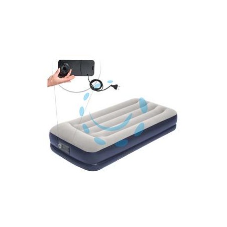 MATERASSO GONF. AIRBED TRITECH GRIGIO SINGOLO POMPA EL. INTEGRATA - cm.191x97x36 - kg. 5,100 (art.671BT)