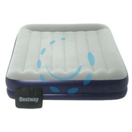 MATERASSO GONF. AIRBED TRITECH QUEEN GRIGIO MATRIM. POMPA EL. INTEGR. - cm.203x152x36 - kg. 7,300 (art.671BU)