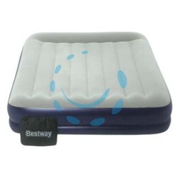 MATERASSO GONF. AIRBED TRITECH QUEEN GRIGIO MATRIM. POMPA EL. INTEGR. - cm.203x152x36 - kg. 7,300 (art.671BU)