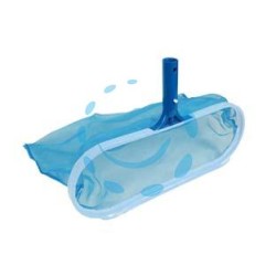 RETINO DI FONDO IN ALLUMINIO SENZA MANICO PER PISCINE - cm.46x20