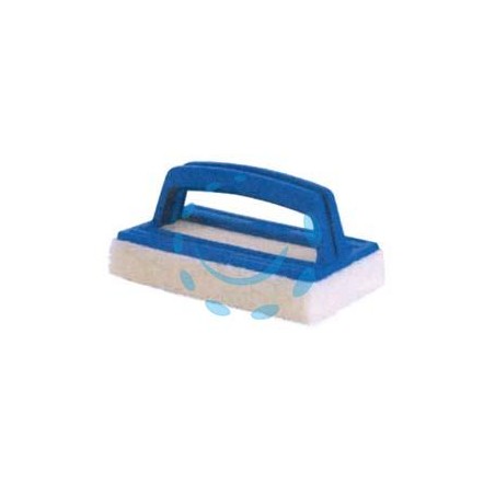 SPUGNA LAVASCIUGA SPAZZOLA TAMPONE PER PISCINE - cm.14x9x7h.