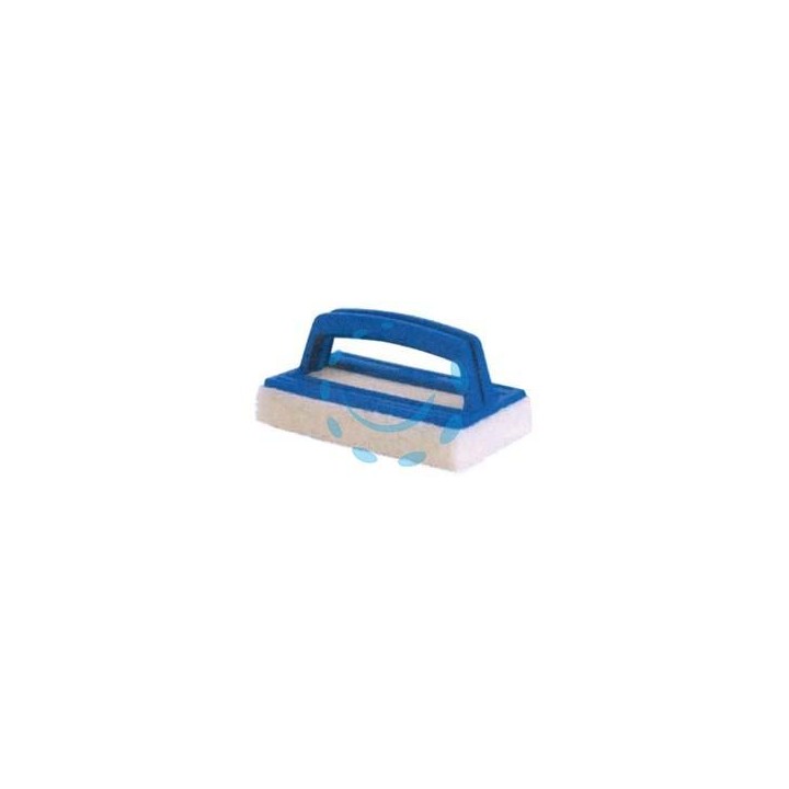 SPUGNA LAVASCIUGA SPAZZOLA TAMPONE PER PISCINE - cm.14x9x7h.