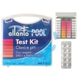 KIT TESTER CLORO E PH CON REAGENTI IN PASTIGLIE 10X4 TABLETS 