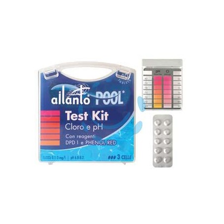 KIT TESTER CLORO E PH CON REAGENTI IN PASTIGLIE 10X4 TABLETS 