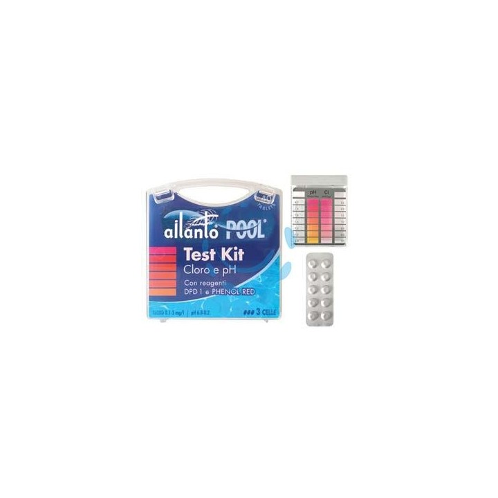 KIT TESTER CLORO E PH CON REAGENTI IN PASTIGLIE 10X4 TABLETS 