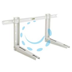 MENSOLA DOPPIA CON TRAVERSA KLIMA KLIK 420 PER CLIMATIZZATORI - cm.78x42x40h.