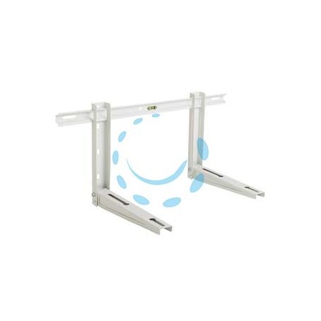 MENSOLA DOPPIA CON TRAVERSA KLIMA KLIK 420 PER CLIMATIZZATORI - cm.78x42x40h.