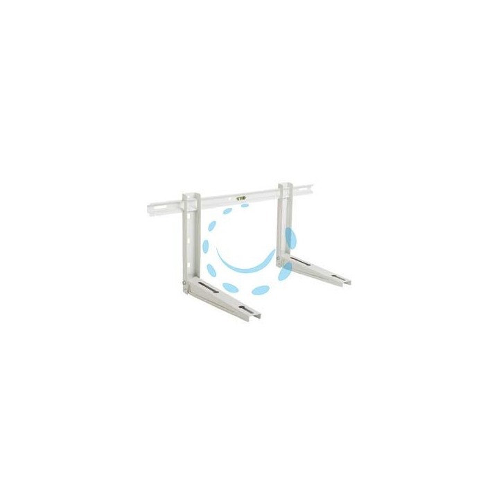 MENSOLA DOPPIA CON TRAVERSA KLIMA KLIK 420 PER CLIMATIZZATORI - cm.78x42x40h.