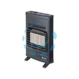 STUFA INFRAROSSI A GAS METANO 4200W GRIGIA - misure cm.42,5x15x64h. peso kg.6,5 - ECO40