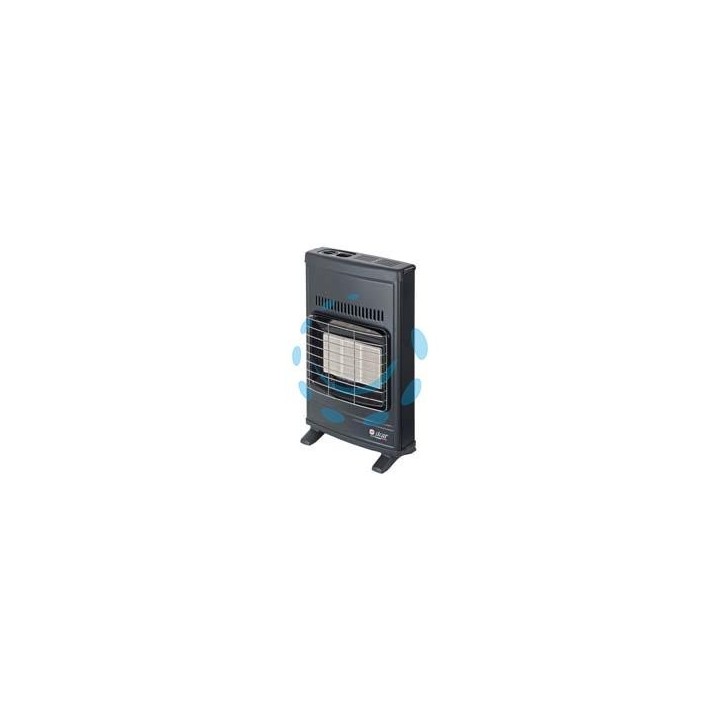 STUFA INFRAROSSI A GAS METANO 4200W GRIGIA - misure cm.42,5x15x64h. peso kg.6,5 - ECO40