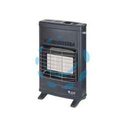 STUFA INFRAROSSI A GAS METANO VENTILATA 4200W GRIGIA - misure cm.42,5x15x64h. peso kg.7,6 - ECO42T