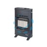 STUFA INFRAROSSI A GAS METANO VENTILATA 4200W GRIGIA - misure cm.42,5x15x64h. peso kg.7,6 - ECO42T
