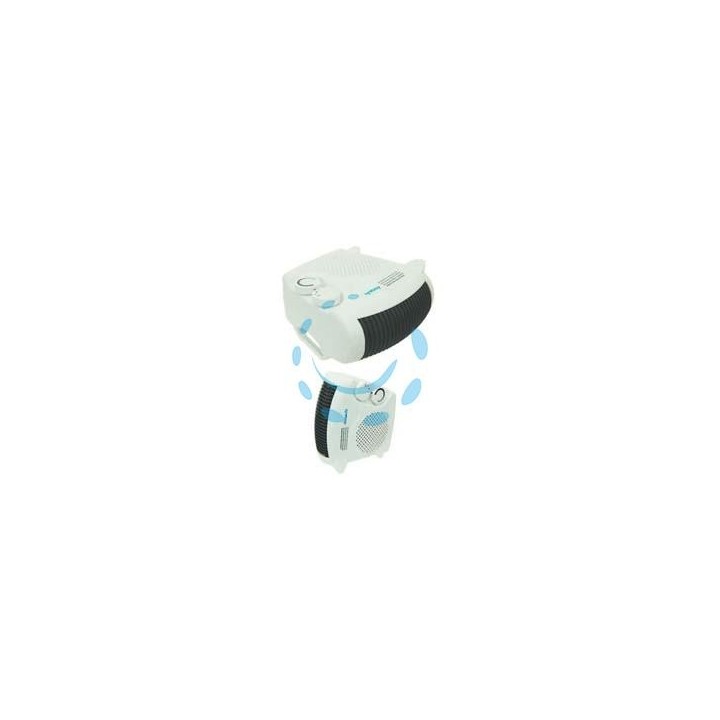 TERMOVENTILATORE CON TERMOSTATO DUE POSIZIONI 2000W - cm.26x13x27h.