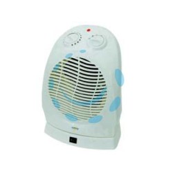 TERMOVENTILATORE RUOTANTE CON TERMOSTATO 2000W - cm.24x21x31h.
