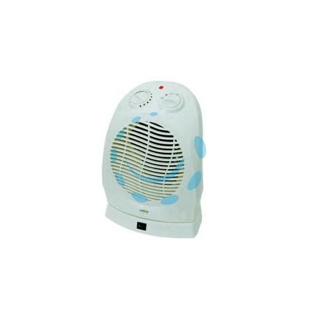 TERMOVENTILATORE RUOTANTE CON TERMOSTATO 2000W - cm.24x21x31h.