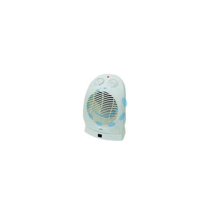 TERMOVENTILATORE RUOTANTE CON TERMOSTATO 2000W - cm.24x21x31h.