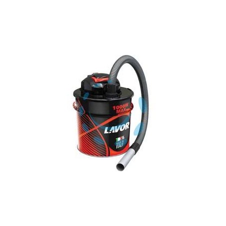 ASPIRACENERE ELETTRICO ASHLEY 412 LT.18 1000W CON FUNZIONE SOFFIATORE 