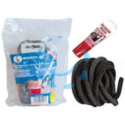 GUARNIZIONE TONDA IN KIT CON SILICONE PER ALTE TEMPERATURE - mm.6x1,5 mt.