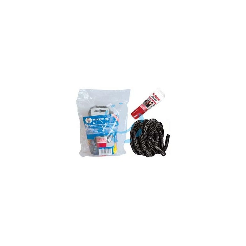 GUARNIZIONE TONDA IN KIT CON SILICONE PER ALTE TEMPERATURE - mm.6x1,5 mt.