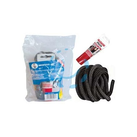 GUARNIZIONE TONDA IN KIT CON SILICONE PER ALTE TEMPERATURE - mm.8x2,5 mt.