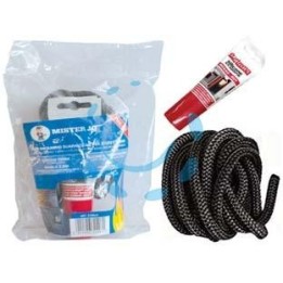 GUARNIZIONE TONDA IN KIT CON SILICONE PER ALTE TEMPERATURE - mm.10x2,5 mt.