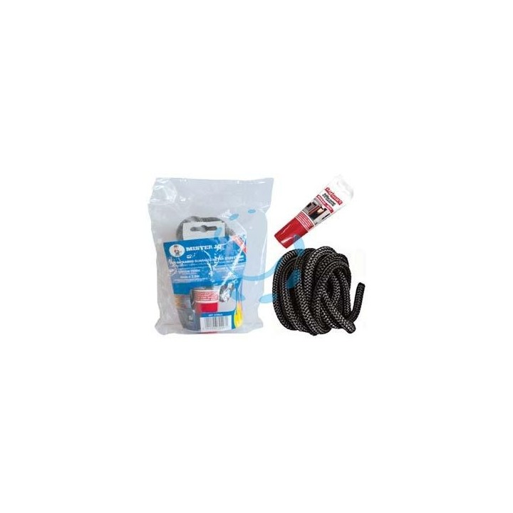 GUARNIZIONE TONDA IN KIT CON SILICONE PER ALTE TEMPERATURE - mm.10x2,5 mt.