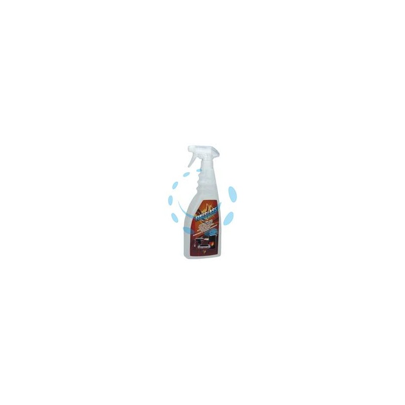 PULITORE PER VETRO CERAMICO DI CAMINETTI "FIREGLASS" - ml 750 in flacone spray