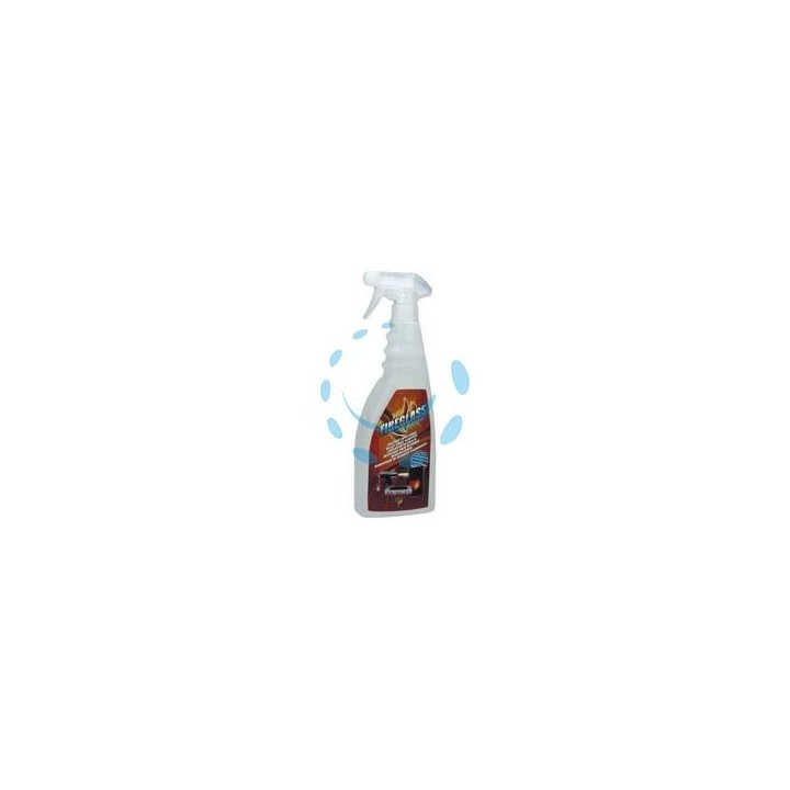 PULITORE PER VETRO CERAMICO DI CAMINETTI "FIREGLASS" - ml 750 in flacone spray