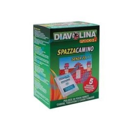 DIAVOLINA POLVERE SPAZZACAMINO - 5 bustine da gr.50