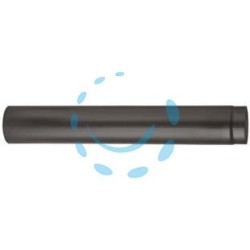 TUBO PORCELLANATO PER STUFE A LEGNA NERO OPACO "ALA SMALTO TOP" - ø mm.120x250h.