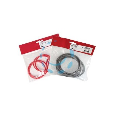 KIT GUARNIZIONI PER STUFE A PELLET "ALA PELLET ECO" - ø mm.80-100 - colore rosso