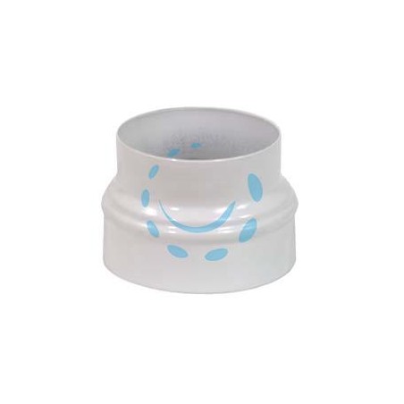 MAGGIORAZIONE PER TUBI STUFA BIANCO LUCIDO - ø cm.8/10