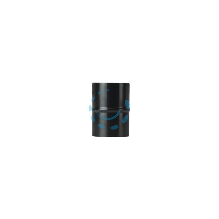 RACCORDO M/M PER STUFE A PELLET NERO OPACO PESANTE MM.1,2 - ø cm.10 M/M