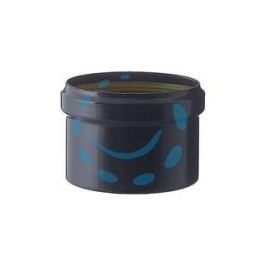 TAPPO SCARICO CONDENSA CIECO PER STUFE A PELLET NERO OPACO MM.1,2 - ø cm.8
