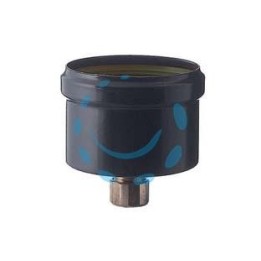 TAPPO SCARICO CONDENSA PER STUFE A PELLET NERO OPACO - ø cm.8, mm.1,2