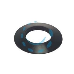 ANELLO PER STUFE A PELLET NERO OPACO IN SILICONE MM.1,2 - ø cm.8