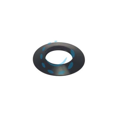 ANELLO PER STUFE A PELLET NERO OPACO IN SILICONE MM.1,2 - ø cm.8