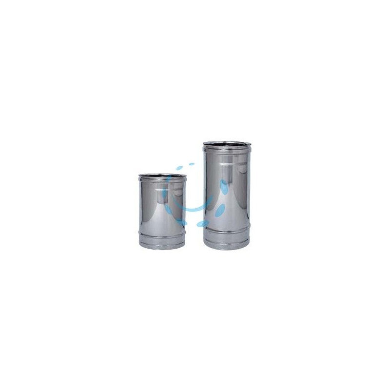 TUBO ACCIAIO INOX AISI 304 MONOPARETE SPESSORE MM.0,5 - ø mm.100 - cm.50