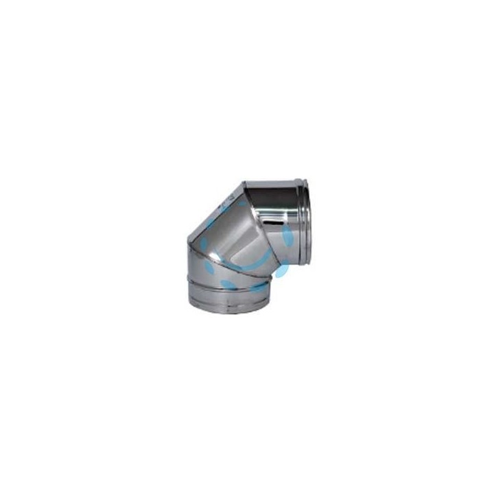 GOMITO A 90° ACCIAIO INOX AISI 304 MONOPARETE SPESSORE MM.0,5 - ø mm.150