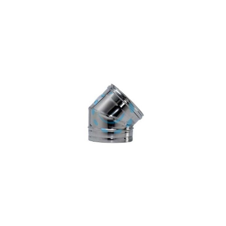 GOMITO A 45° ACCIAIO INOX AISI 304 MONOPARETE SPESSORE MM.0,5 - ø mm.300