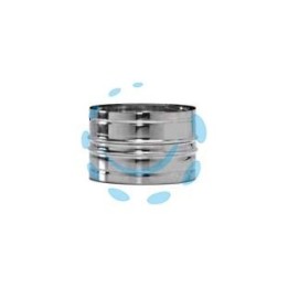 RACCORDO PER TUBO ACCIAIO INOX M/M 304 MONOPARETE SPESSORE MM.0,5 - MM ø mm.140