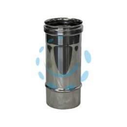 RACCORDO PER TUBO ACCIAIO INOX M/F AISI 304 MONOPARETE SPESSORE MM.0,5 - MF ø mm.180