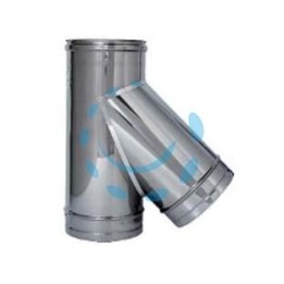 RACCORDO BRAGA A 135° ACCIAIO INOX AISI 304 MONOPARETE SPESS. MM.0,5 - ø mm.200