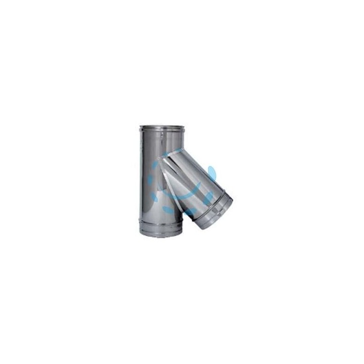 RACCORDO BRAGA A 135° ACCIAIO INOX AISI 304 MONOPARETE SPESS. MM.0,5 - ø mm.200