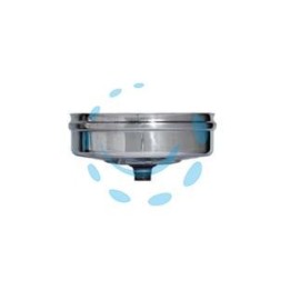 TAPPO RACCOLTA CONDENSA IN ACCIAIO INOX AISI 304 MONOPARETE SPESS MM.0,5 - ø mm.140