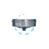 TAPPO RACCOLTA CONDENSA IN ACCIAIO INOX AISI 304 MONOPARETE SPESS MM.0,5 - ø mm.140